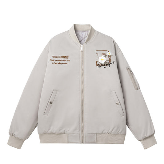 Embroidered Baseball Jacket