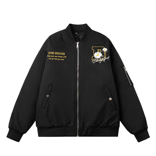 Embroidered Baseball Jacket