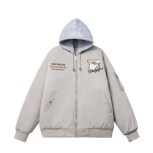 Embroidered Baseball Jacket