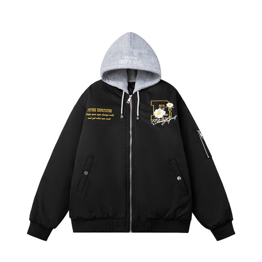 Embroidered Baseball Jacket