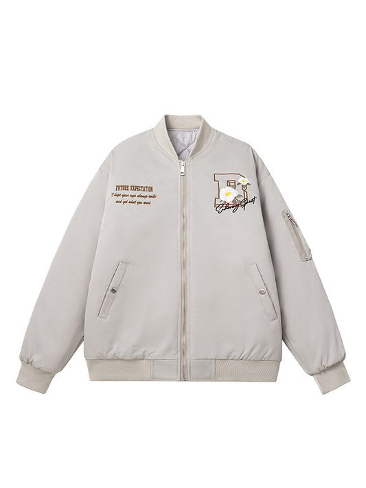 Embroidered Baseball Jacket