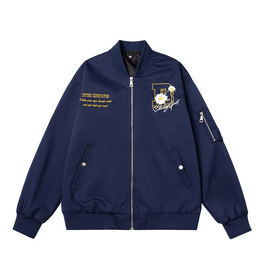 Embroidered Baseball Jacket