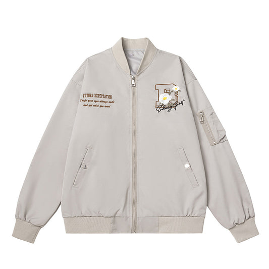 Embroidered Baseball Jacket
