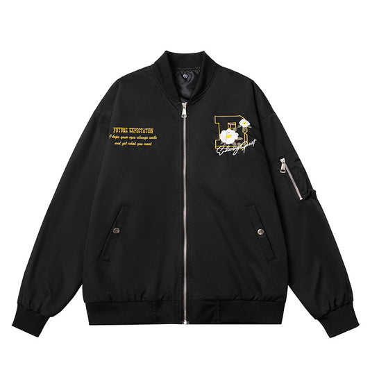 Embroidered Baseball Jacket
