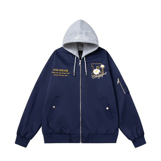 Embroidered Baseball Jacket