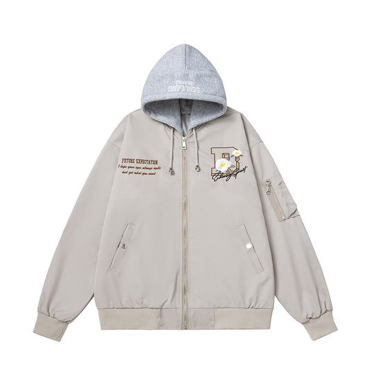 Embroidered Baseball Jacket