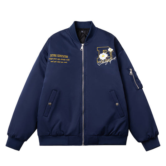 Embroidered Baseball Jacket