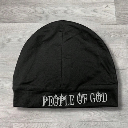 Embroidered Beanie Hat