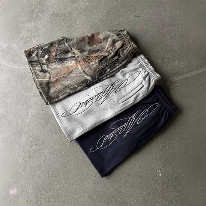Embroidered Casual Shorts for Men