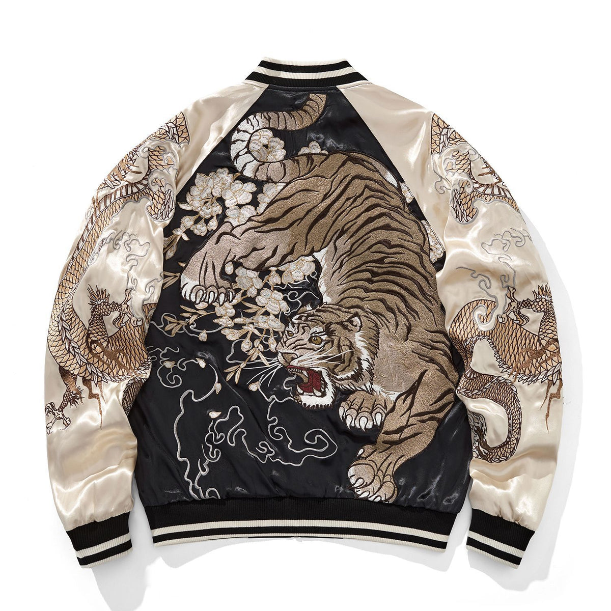 Embroidered Chinese Style Baseball Jacket