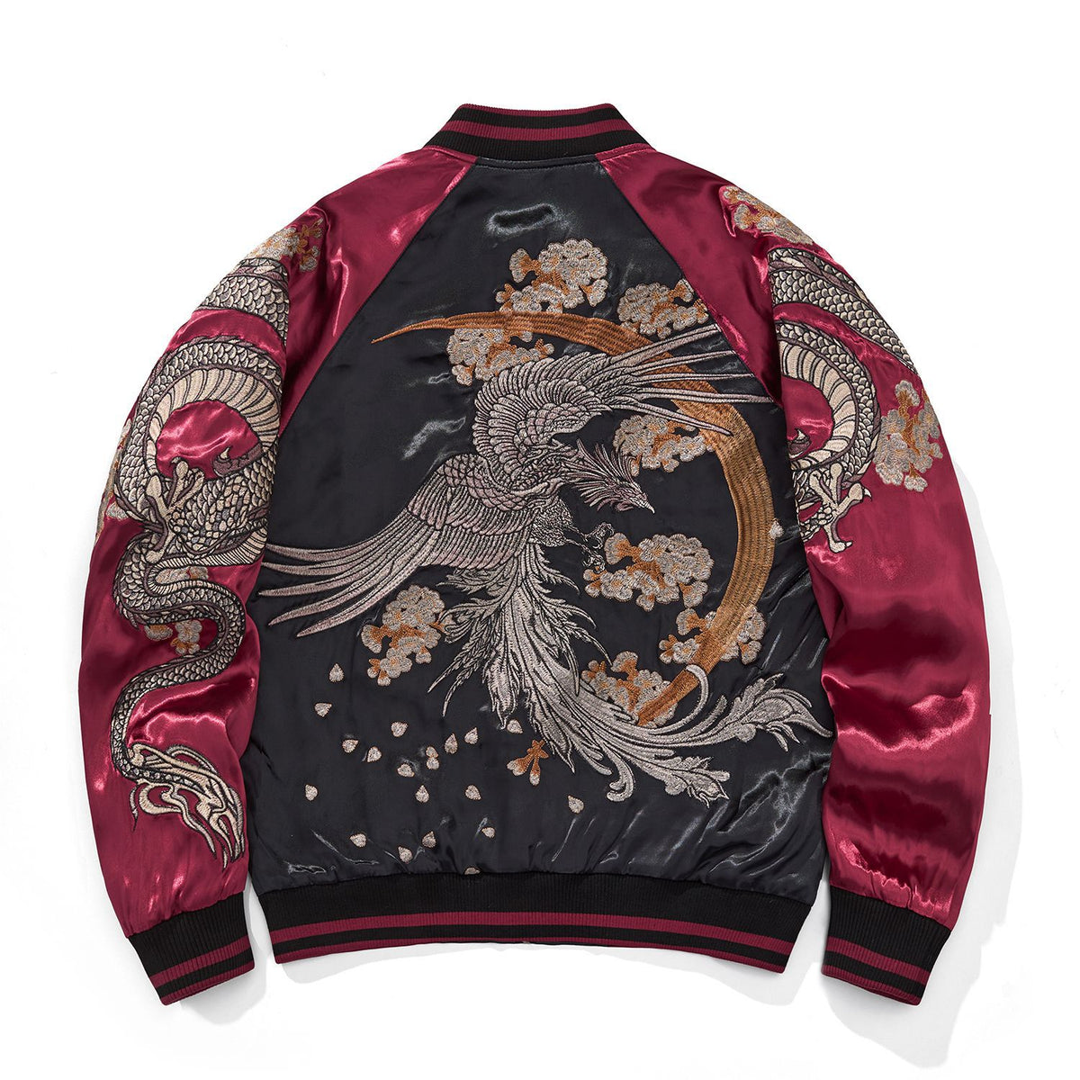 Embroidered Chinese Style Baseball Jacket