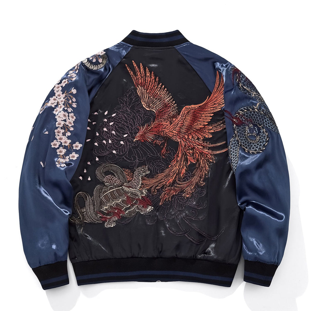 Embroidered Chinese Style Baseball Jacket