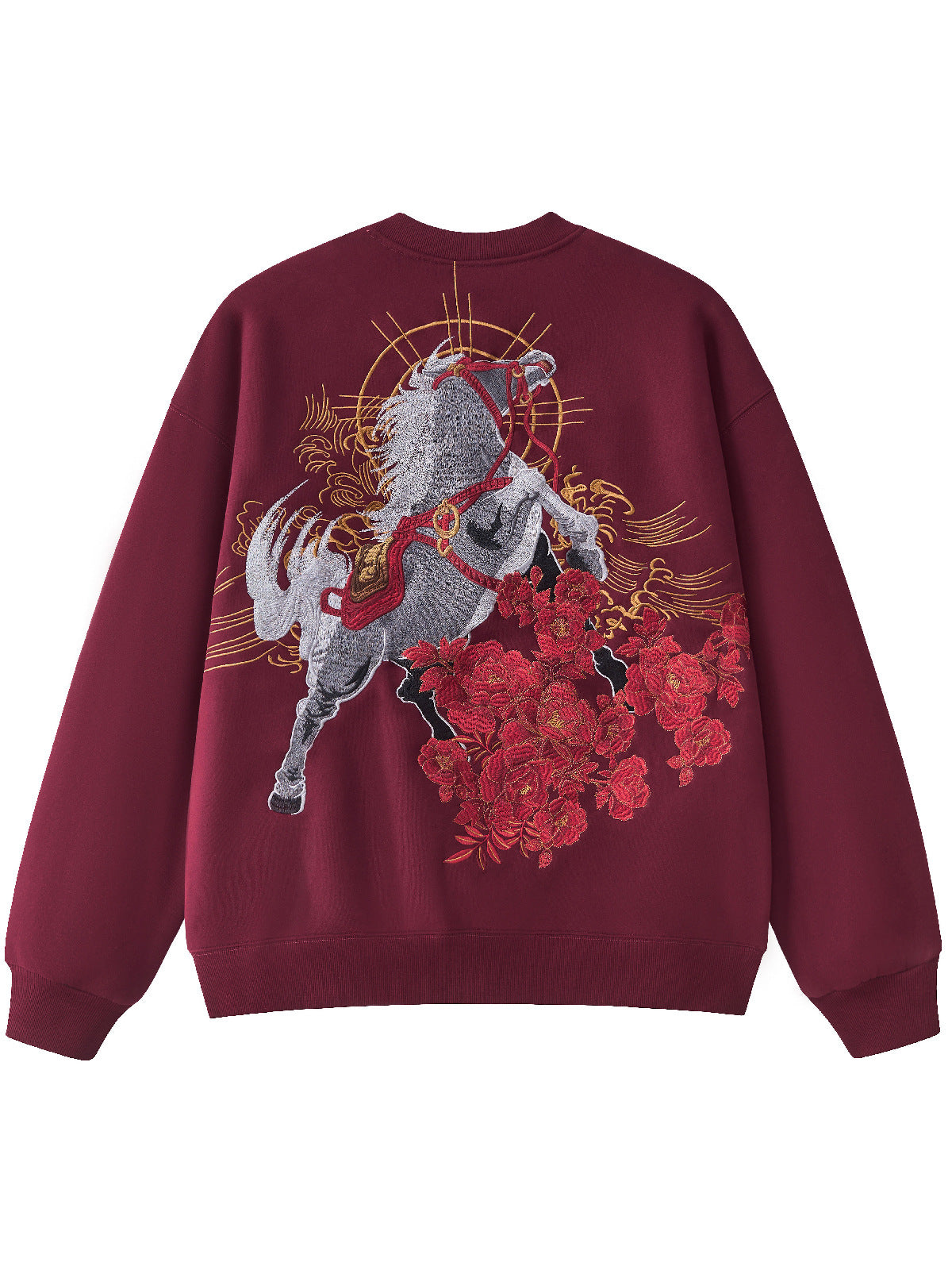 Embroidered Chinese-Style Hoodie