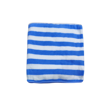 Embroidered Coral Fleece Bath and Beach Towel