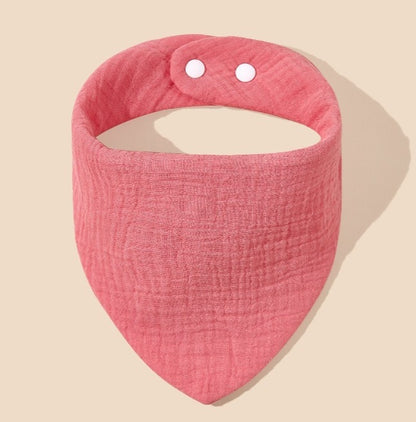 Embroidered Cotton Baby Bib