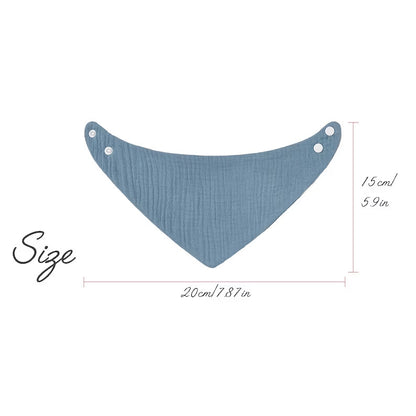 Embroidered Cotton Baby Bib