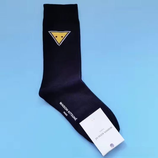Embroidered cotton socks