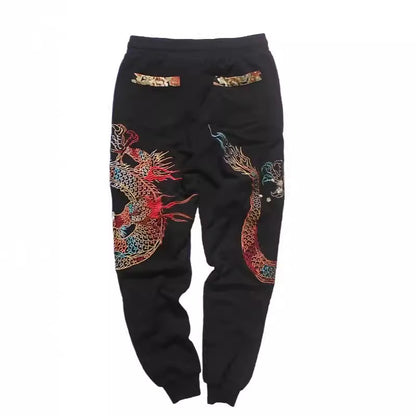 Embroidered Cotton Trousers