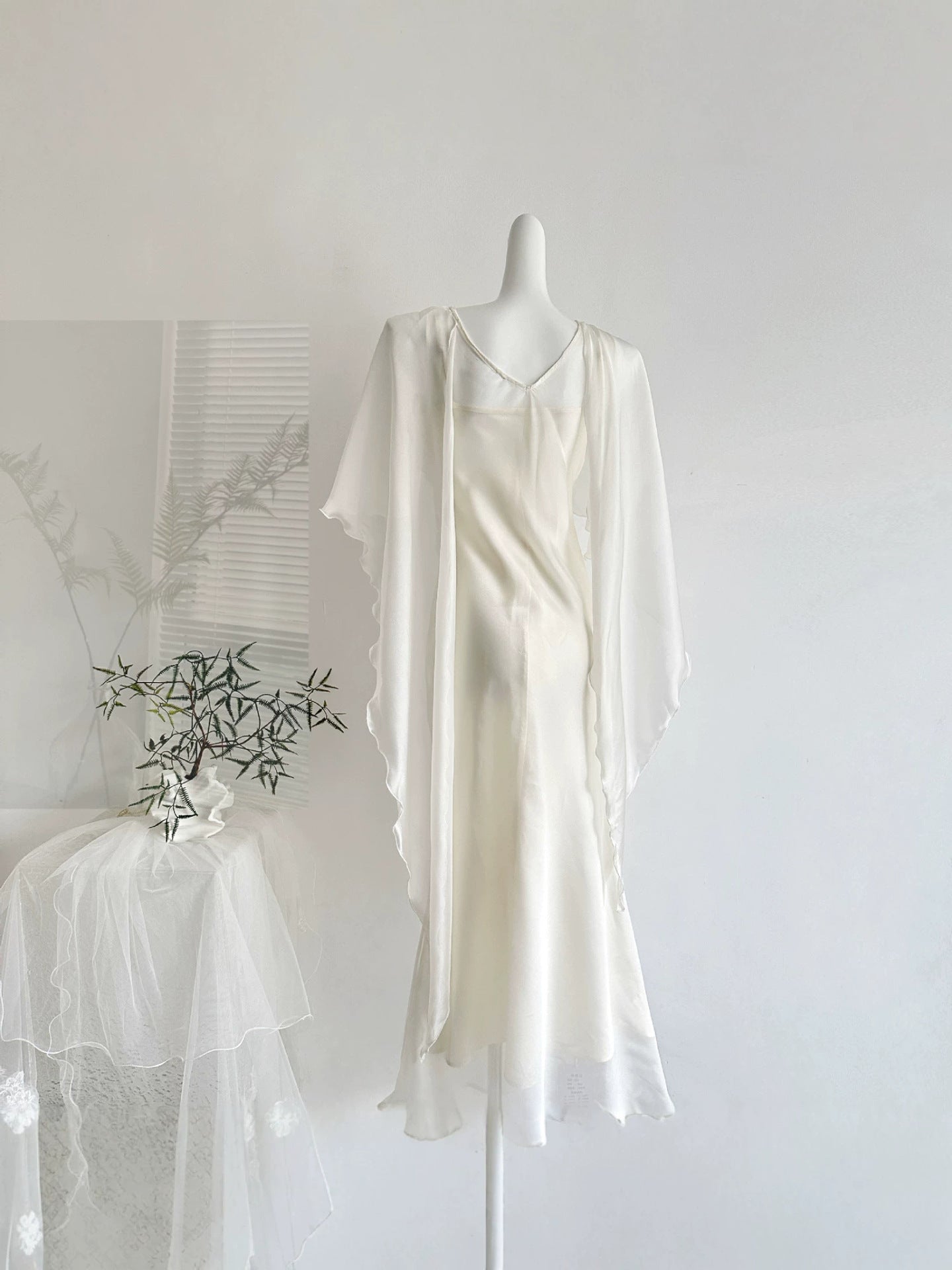 Embroidered Evening Gown