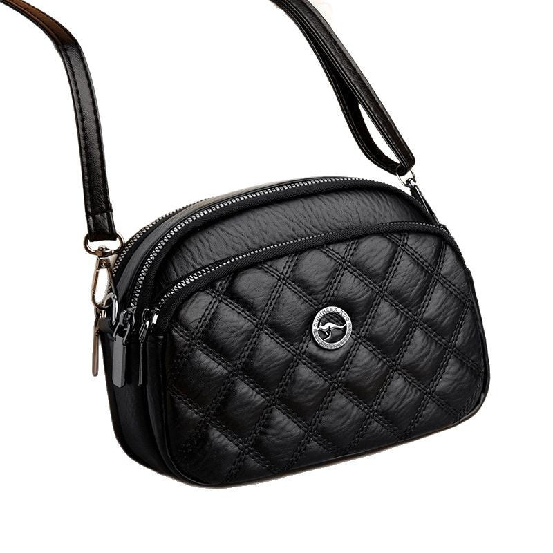 Embroidered fashion shoulder bag