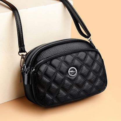 Embroidered fashion shoulder bag