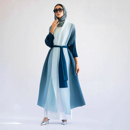 Embroidered floral robe
