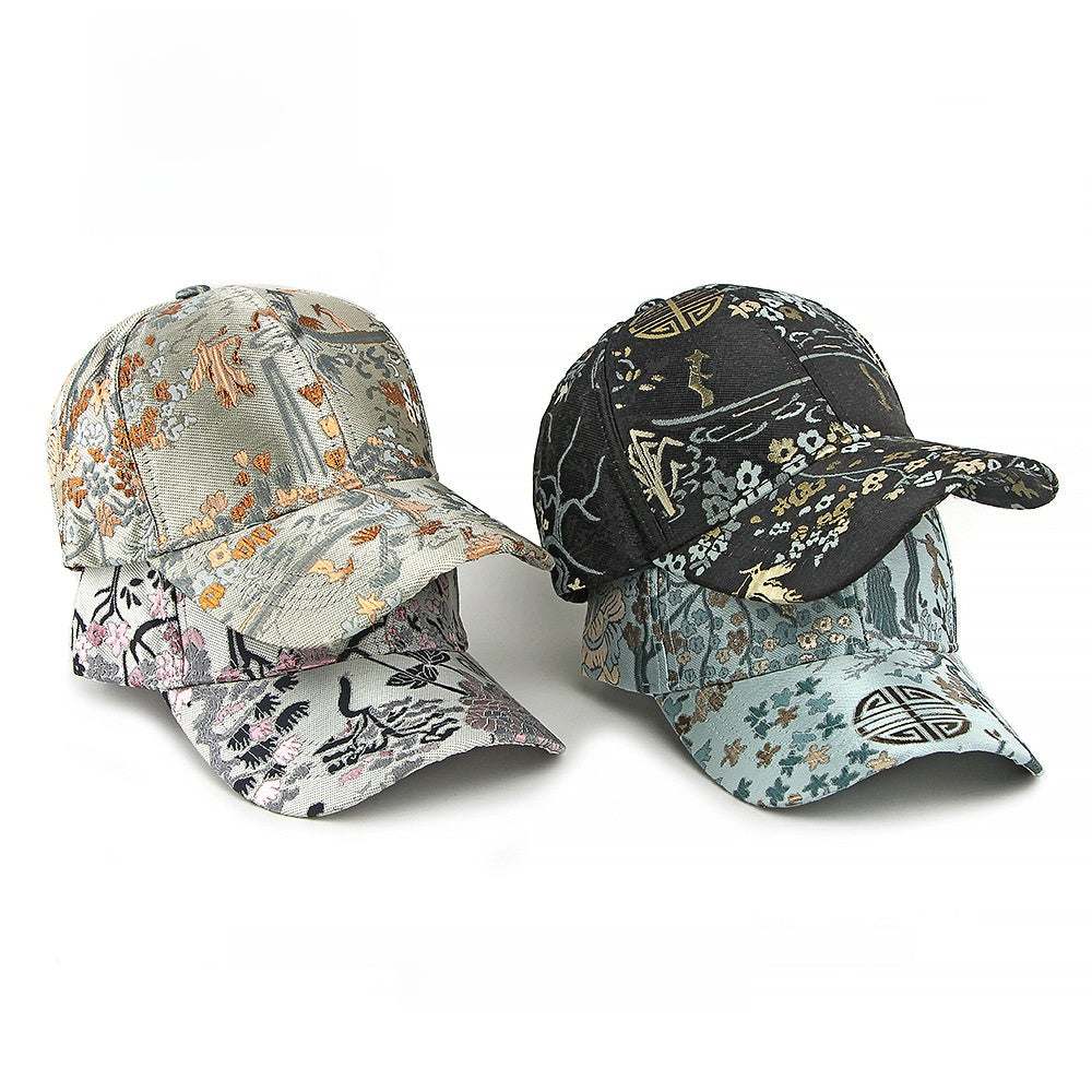 Embroidered hardtop baseball cap