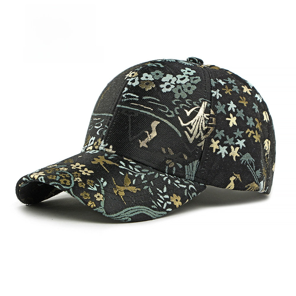 Embroidered hardtop baseball cap