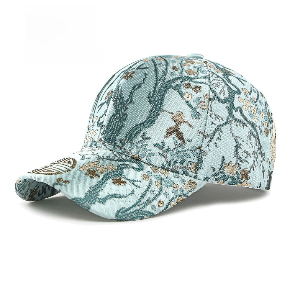 Embroidered hardtop baseball cap
