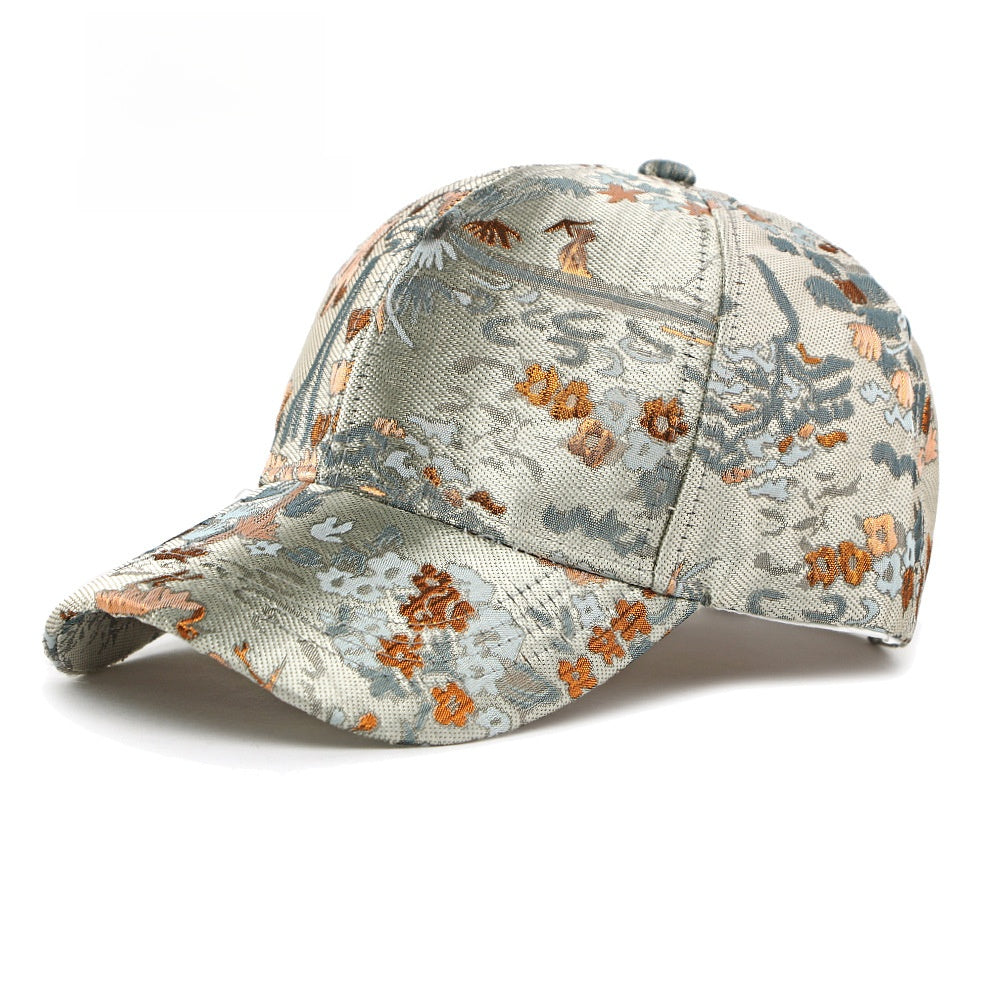 Embroidered hardtop baseball cap