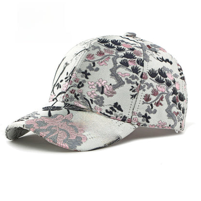 Embroidered hardtop baseball cap