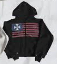Embroidered Hooded Sweatshirt