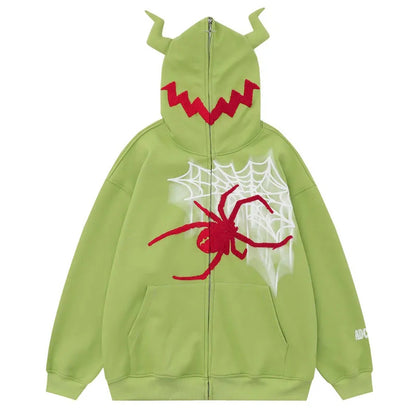 embroidered hoodie