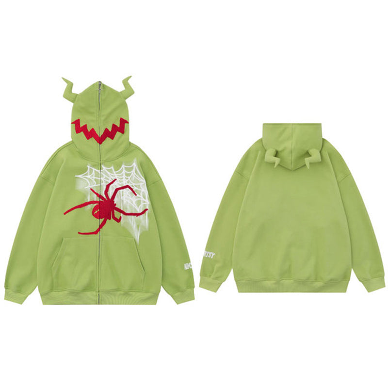 embroidered hoodie