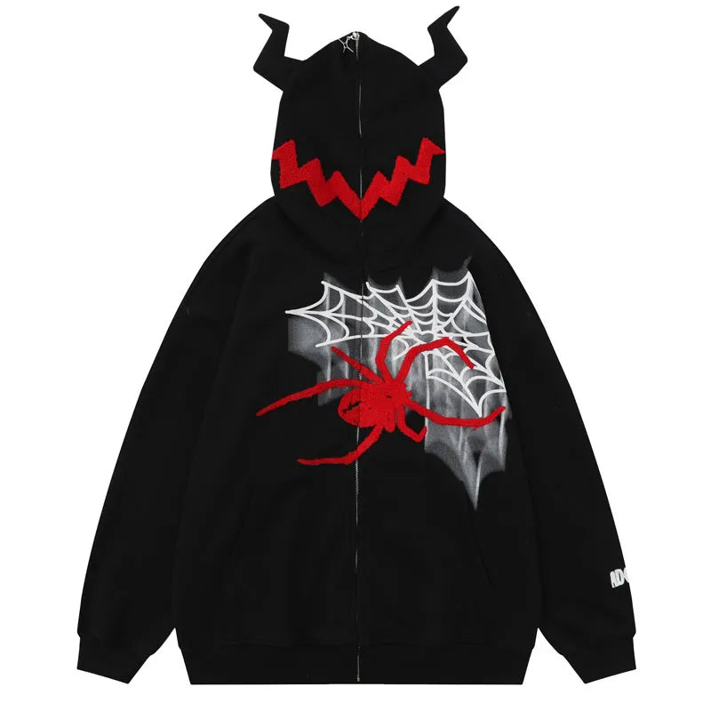 embroidered hoodie