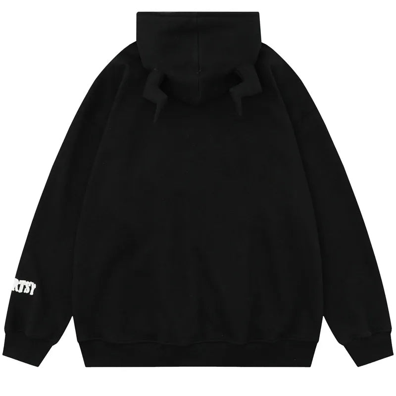 embroidered hoodie