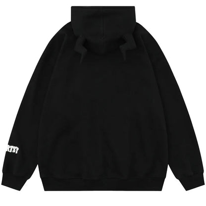 embroidered hoodie