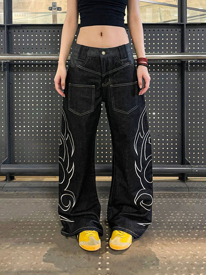 Embroidered jeans
