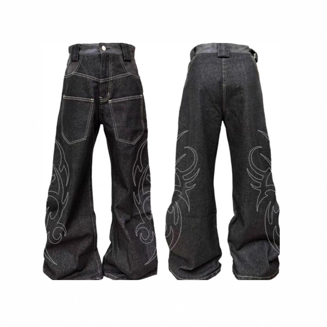 Embroidered jeans