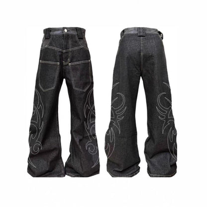 Embroidered jeans