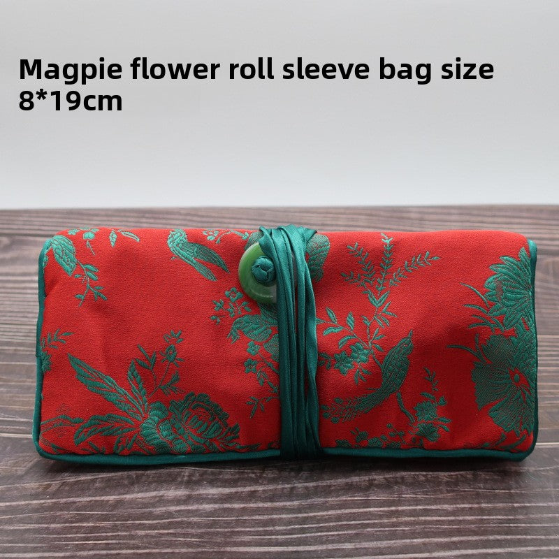 Embroidered Jewelry Storage Bag