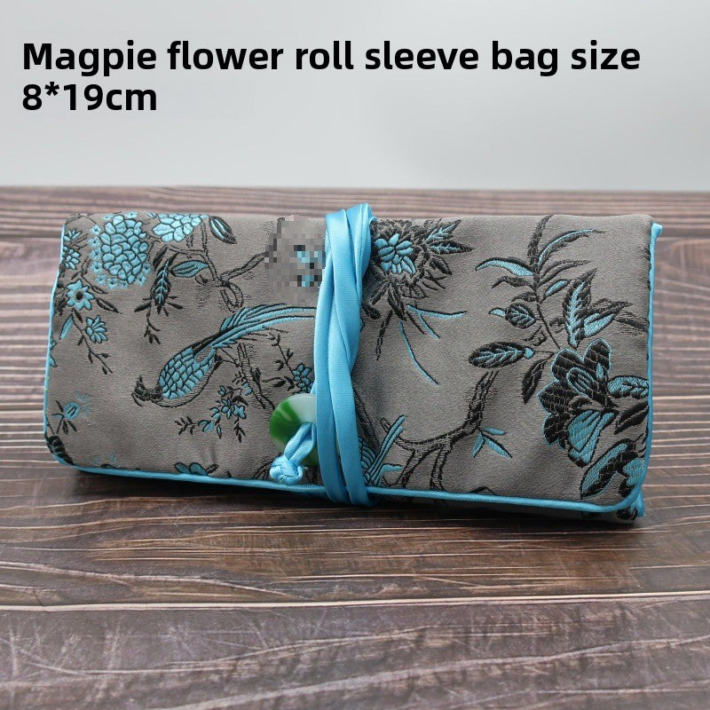 Embroidered Jewelry Storage Bag