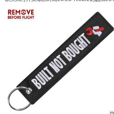 Embroidered Keychain with Custom Text