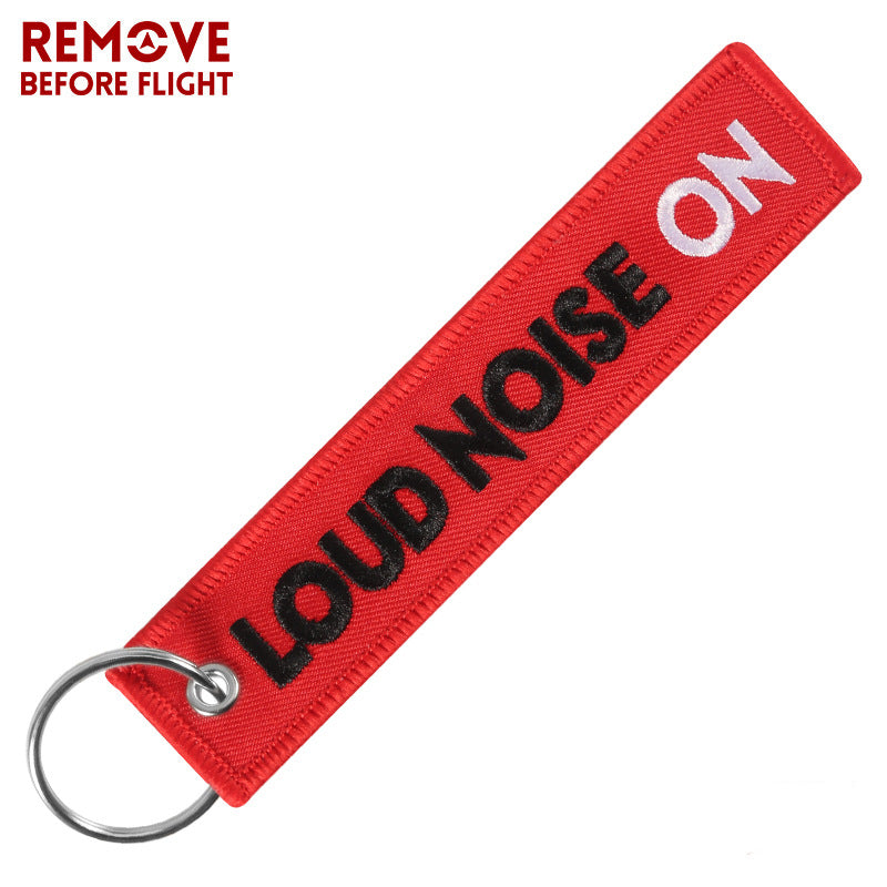 Embroidered Keychain with Custom Text