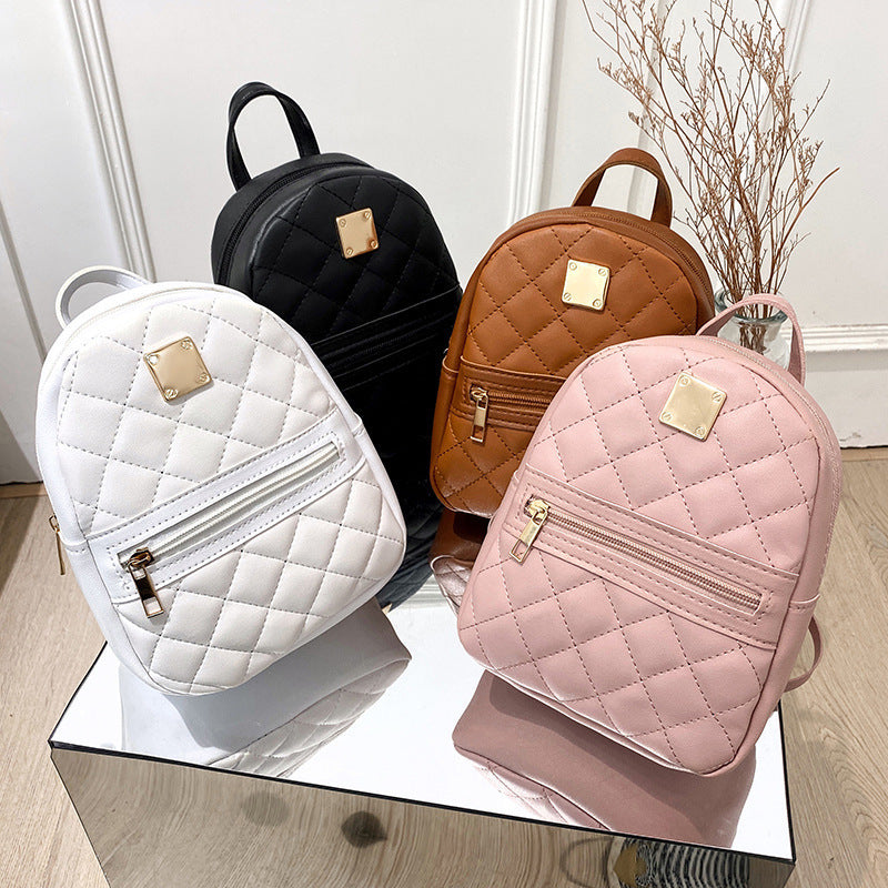 Embroidered Korean Style Small Backpack