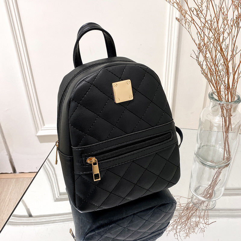Embroidered Korean Style Small Backpack