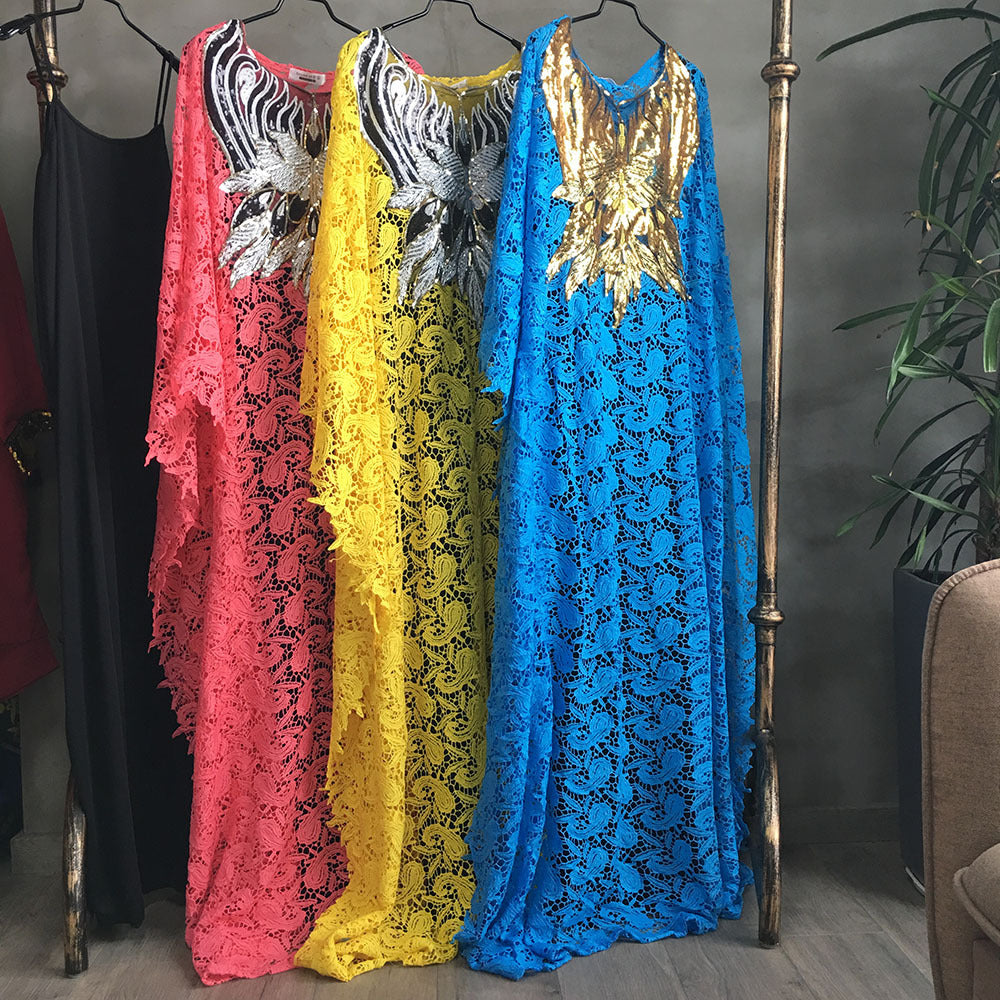 Embroidered Lace Dress