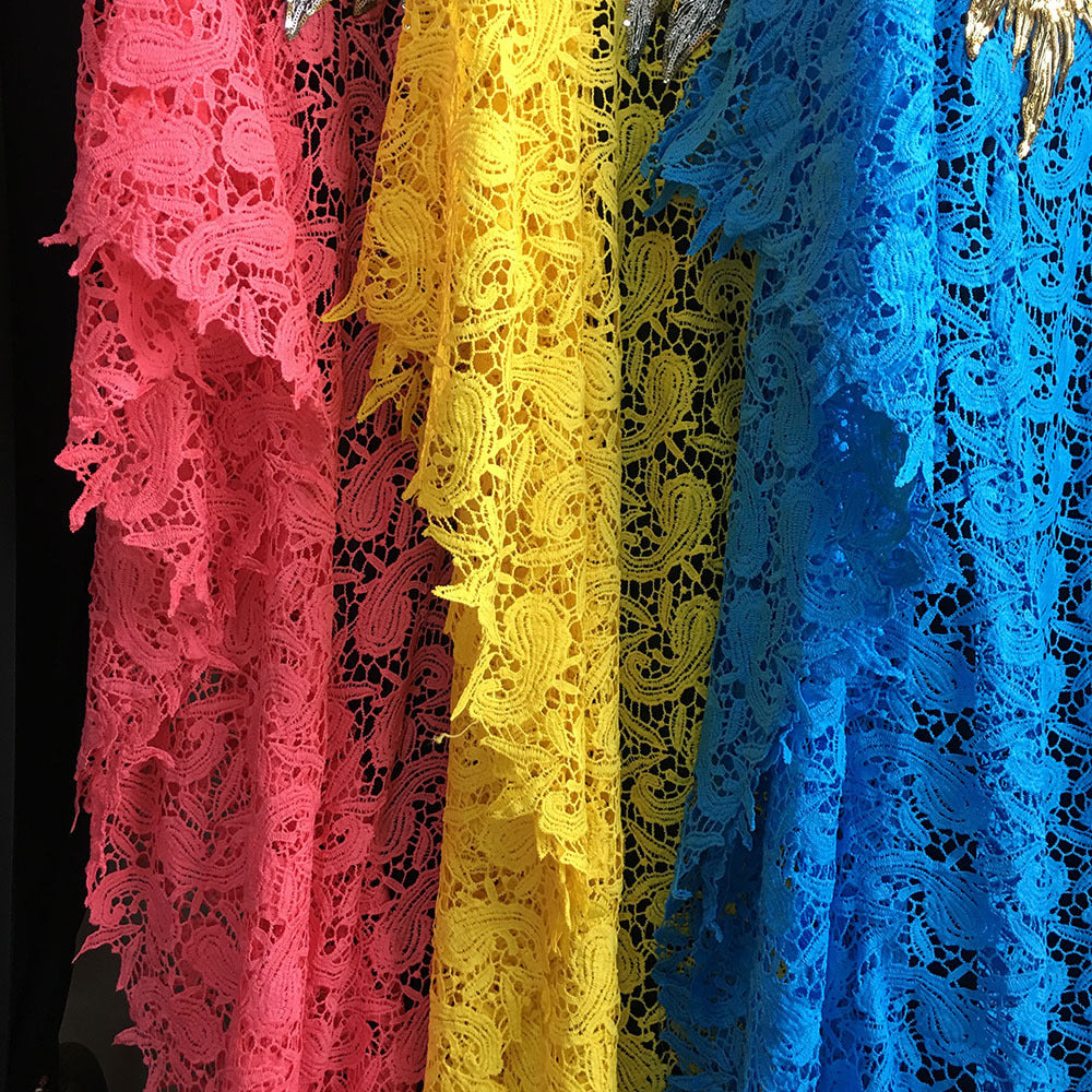 Embroidered Lace Dress