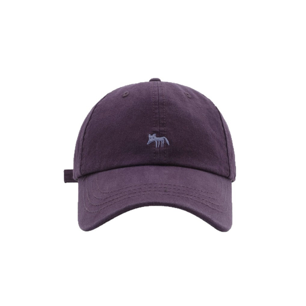 Embroidered little fox baseball cap