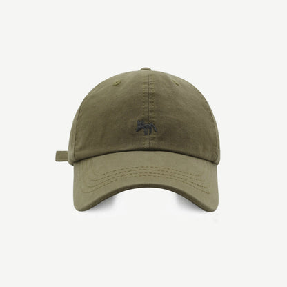 Embroidered little fox baseball cap